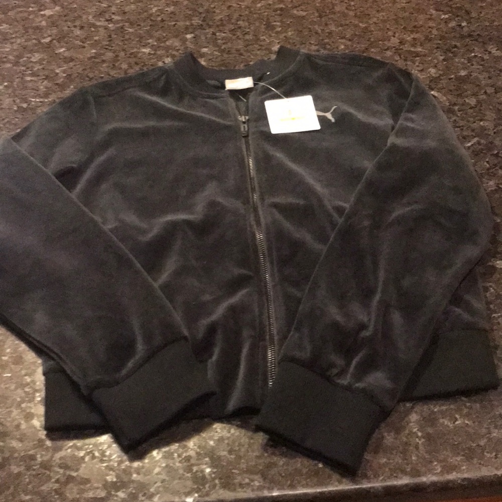 NWT. Puma Velour Track Jacket